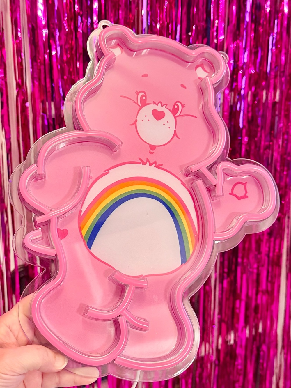 Care Bears Pink Neon Light-13 inch USB